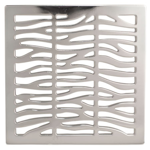 Newport Brass 4" Square Shower Drain in Polished Chrome 233-402/26